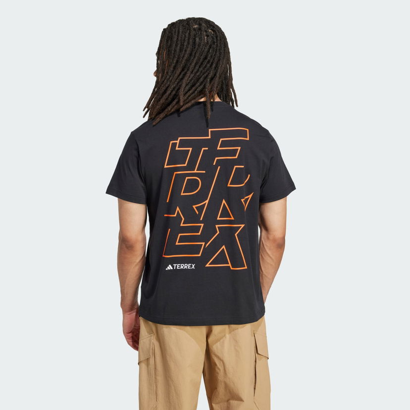 Majica kratkih rukava adidas Performance Terrex Signature Graphic Tee Crna | JM6401