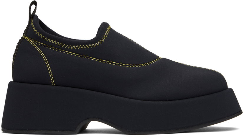 Tenisice i cipele GANNI GANNI Retro Flatform Loafers Crna | S1948