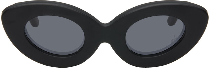 Sunčane naočale ERL Betty Oval Sunglasses Crna | ERL08K402