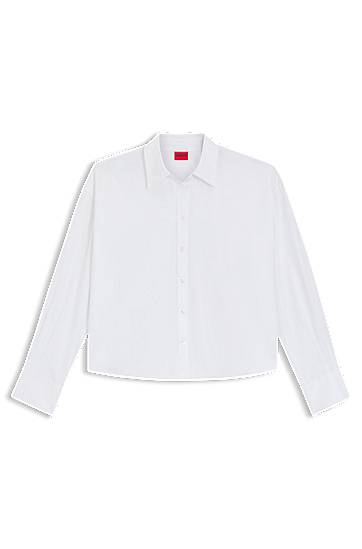 Košulja BOSS Regular-Fit Cotton Poplin Blouse Bijela | 50550548, 0