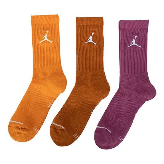 Čarape Jordan Air Jordan Logo Casual Breathable Sports Socks 3 Pairs Višebojno | SX5545-500
