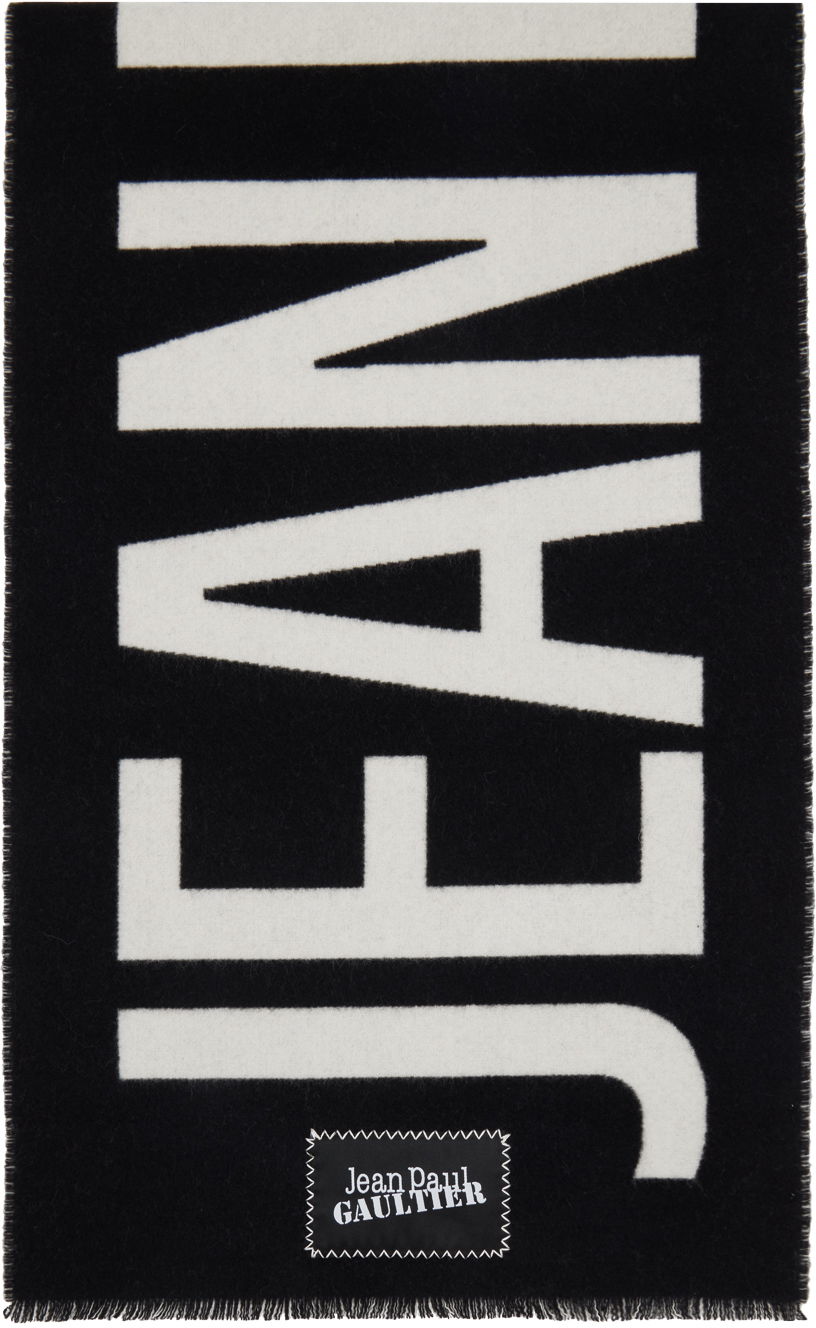 Šal Jean Paul Gaultier Gaultier 'The Jean Paul Gaultier' Logo Scarf Crna | 24/30-U-EC035P-C549-0001