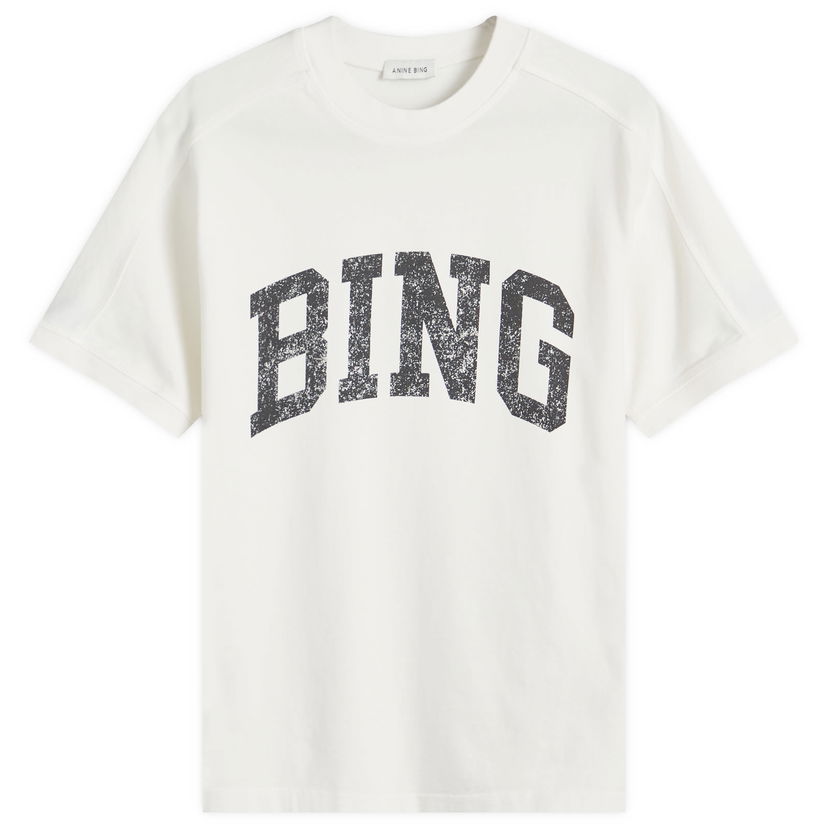 Majica kratkih rukava Anine Bing Jaylin Ivory T-shirt Bijela | A-08-10092-IVY1