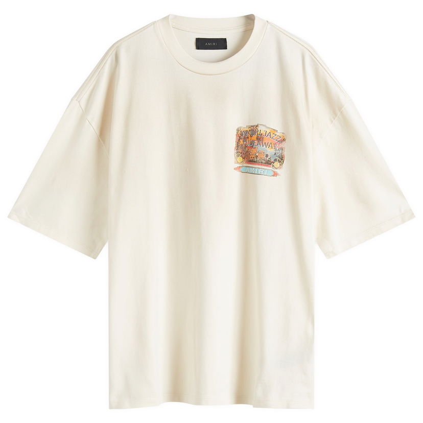 Majica kratkih rukava AMIRI AMIRI Jazz Hideaway Graphic T-Shirt, Size Large Bež | AMJYTE1165-127