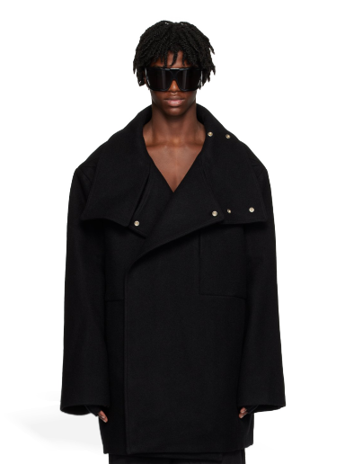 Jakna Rick Owens Caban Jacket Crna | RR02C7758 WY