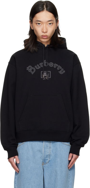 Dukserice Burberry Burberry Gothic Logo Hoodie Crna | 8116111, 0