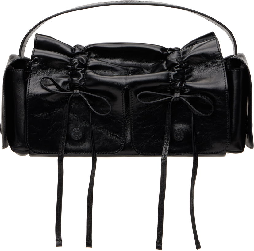 Ručna torbica Acne Studios Acne Studios Multipocket Leather Shoulder Bag Crna | A10432-