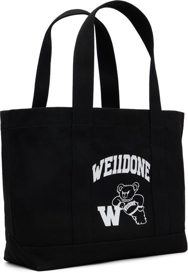Tote bag We11done We11done Varsity Canvas Tote Crna | WD-AB2-25-481-U-BK, 1