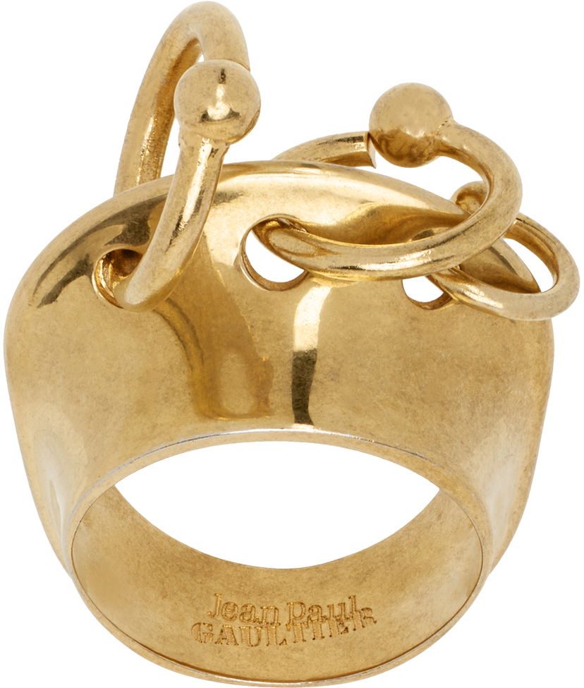 Prsten Jean Paul Gaultier Jean Paul Gaultier Multiple Loops Ring Metalik | 24/25-U-BA012-X053-92
