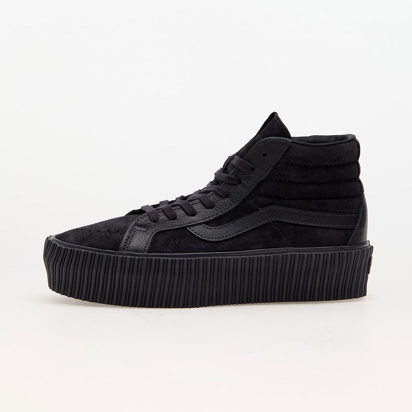 Skateboarding Vans Sk8-Hi Reissue 38 Platform LX Suede/Leather Onyx Crna | VN000CNF1581