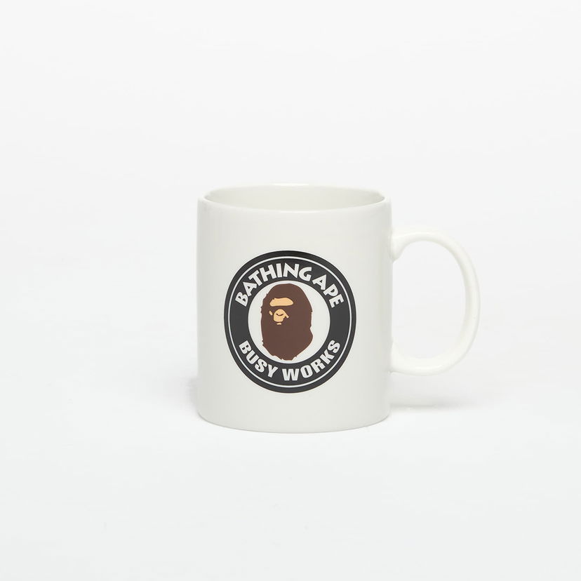 Home decor BAPE Busy Works Mug Bijela | 001KAL801007MBLK