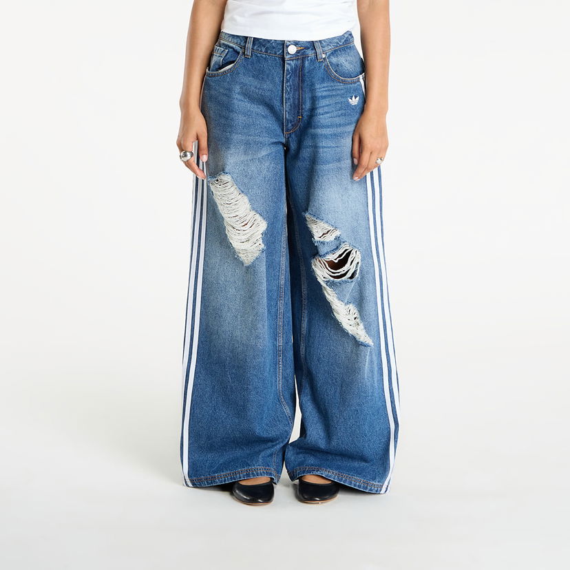 Jeans adidas Originals adidas Originals Loose Destressed Denim Pants 27/30 Plava | KE3300