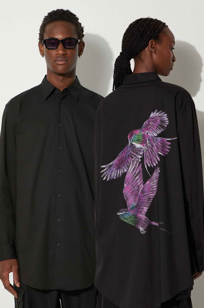 Košulja Y-3 Relaxed Graphic Shirt Crna | JE9274