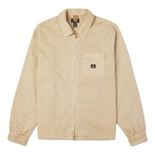 Košulja Converse Converse Canvas Full Zip Work Shirt Bež | 10022303-A01