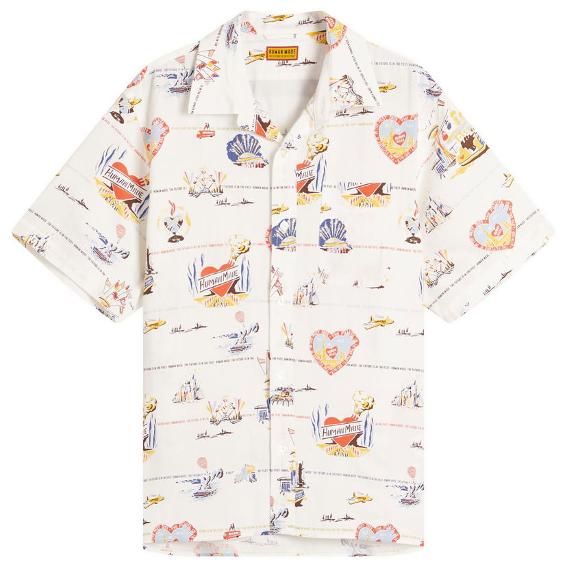 Košulja Human Made Printed Vacation Shirt, Size Large Bijela | HM29SH017-WHT