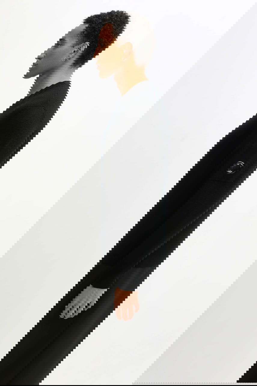 Džemper C.P. Company Crew Neck Wool Blend Sweater Crna | 19CMKN200A006595A, 1