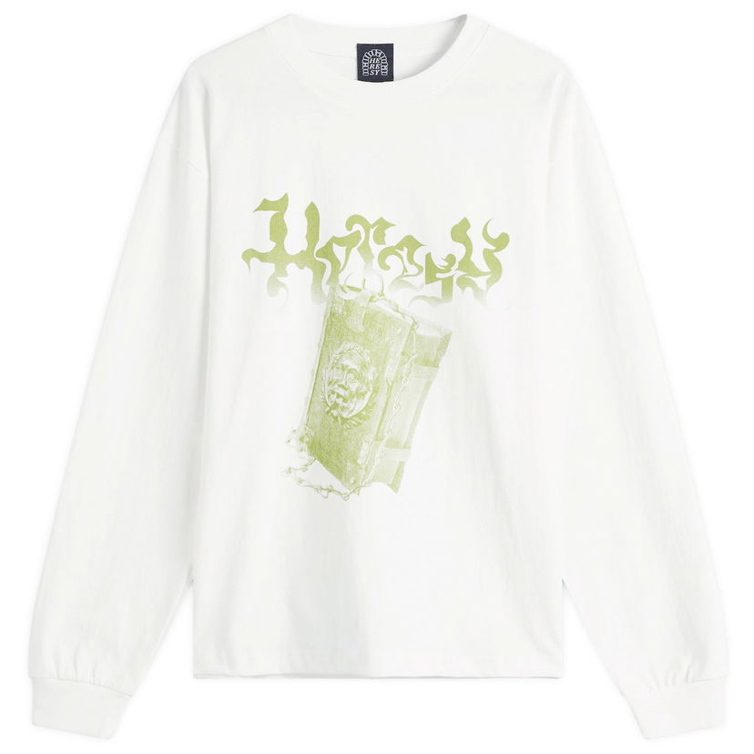 Majica kratkih rukava Heresy Heresy Tome Graphic Longsleeve T-Shirt Bijela | HSS25-T09E