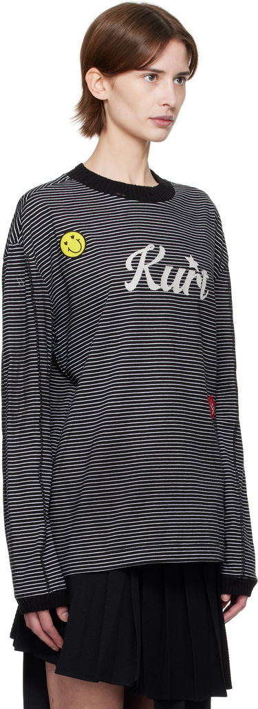 Džemper Andersson Bell Andersson Bell Kurt Striped Long Sleeve T-Shirt Crna | atb1247m, 1
