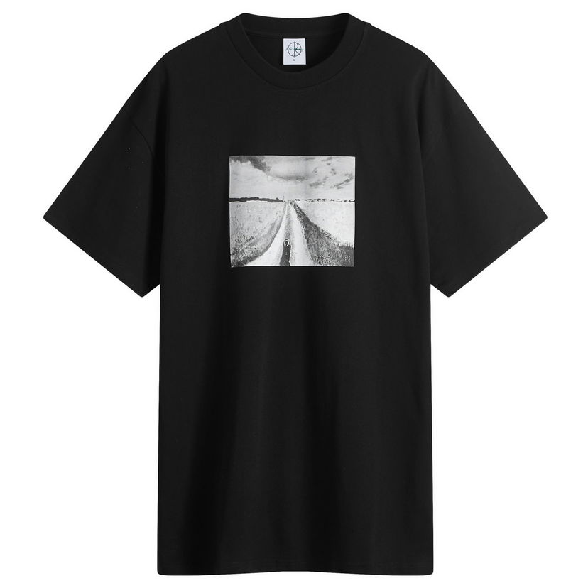 Majica kratkih rukava Polar Skate Co. Open Fields Graphic Print T-Shirt Crna | PSC-W24-24