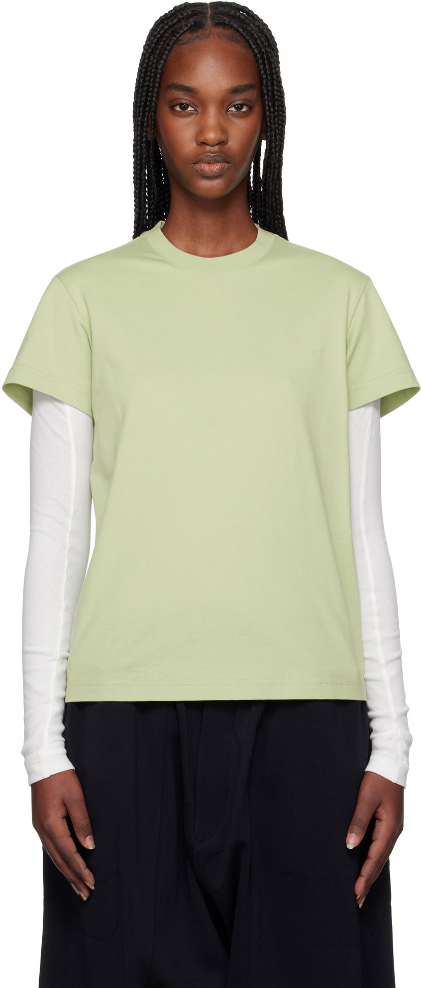 Majica kratkih rukava Y-3 Y-3 Regular Short Sleeve T-Shirt Zelena | JM7828