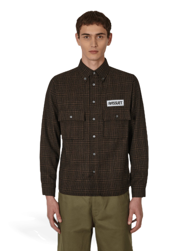 Košulja PACCBET Checked Two Pocket Shirt Smeđa | PACC11B003 1