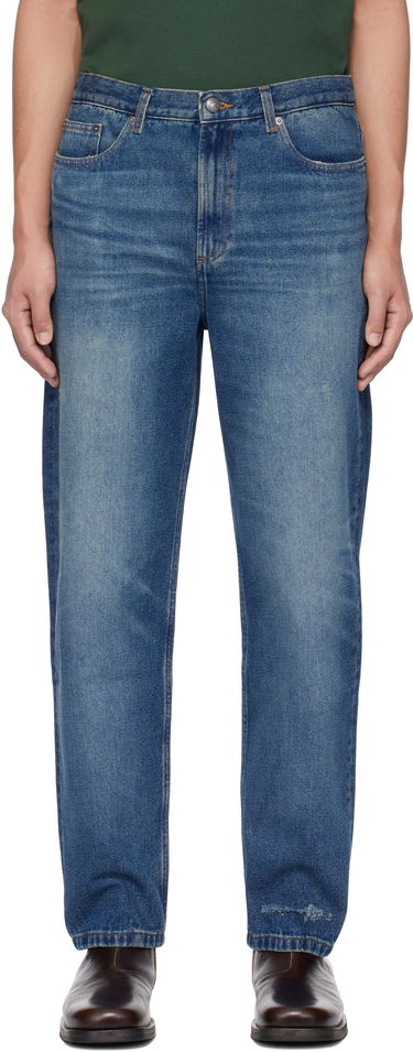Jeans A.P.C. Martin Straight-Leg Jeans Plava | COHFC-H09121, 0