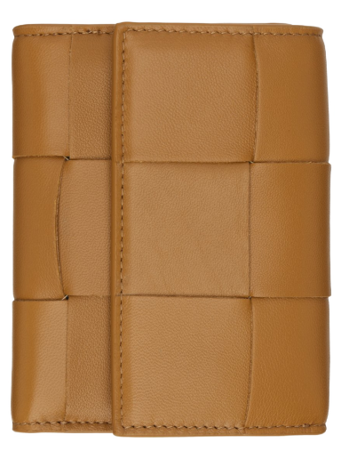 Novčanik Bottega Veneta Trifold Zip Wallet Bež | 651372 VCQC1