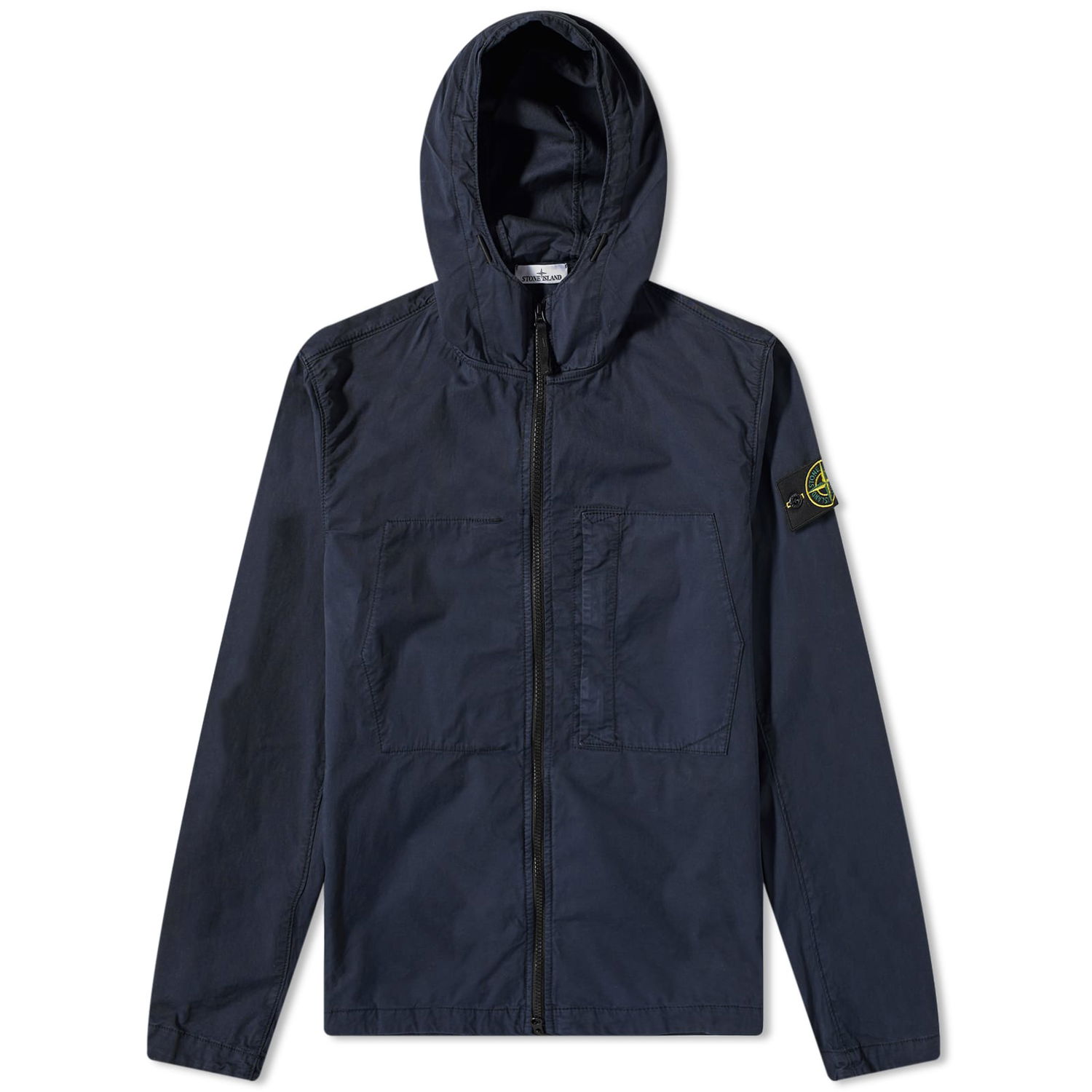 Vjetrovka Stone Island Supima Cotton Twill Stretch Hooded Jacket Tamnoplava | 781543310-V0020, 0