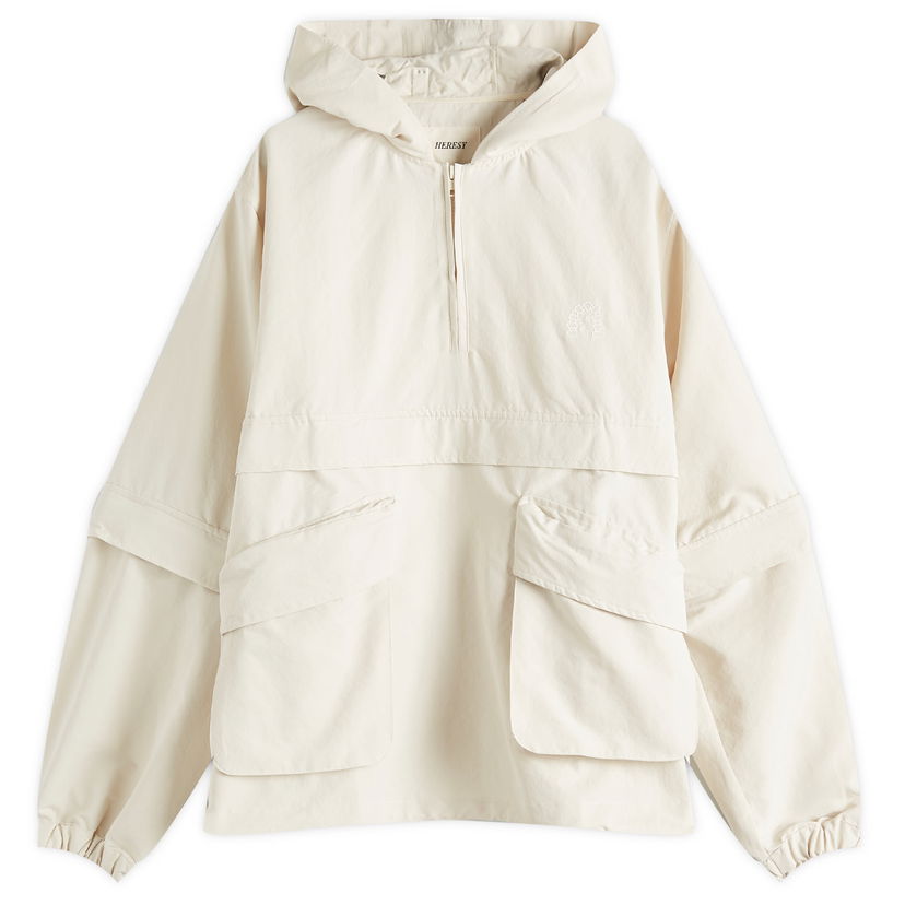 Vjetrovka Heresy Heresy Gost Pullover Jacket, Size Large Bež | HSS25-O06-OFW