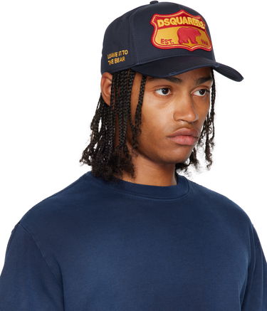 Kapa DSQUARED2 Dsquared2 Baseball Cap with Patch Tamnoplava | BCM0493 05C00001 3073, 1