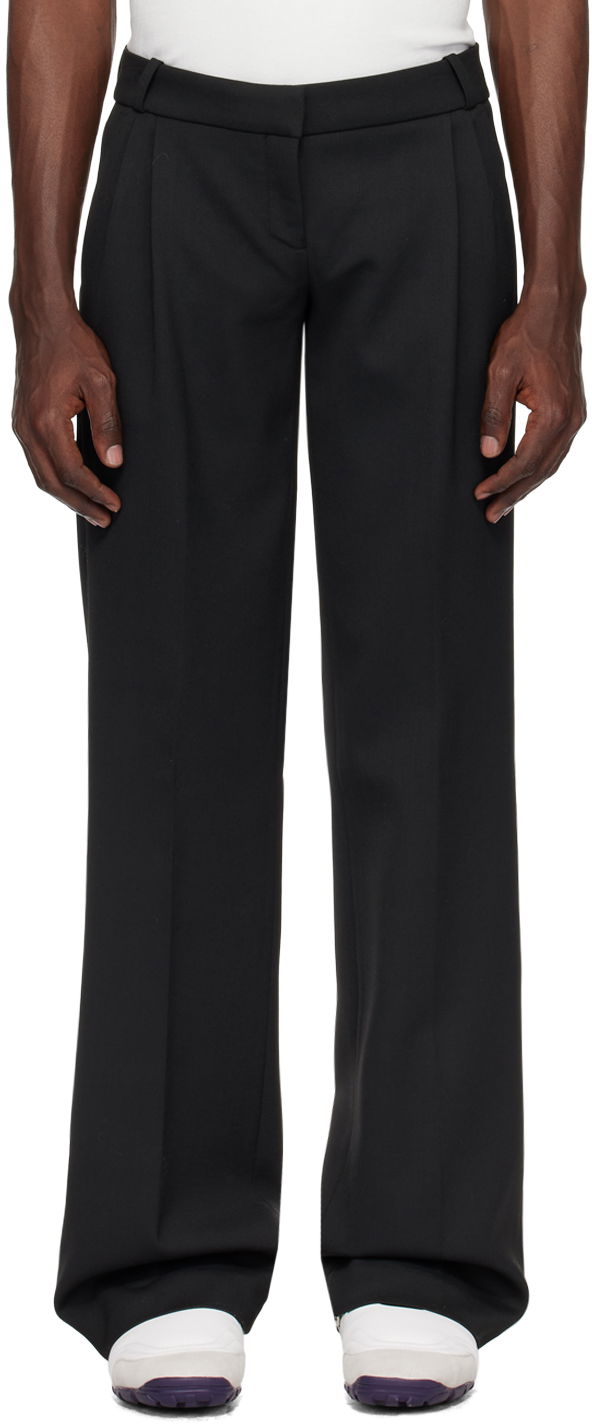 Hlače Coperni Coperni Tailored Wide-Leg Trousers Crna | COPP63111CMEN