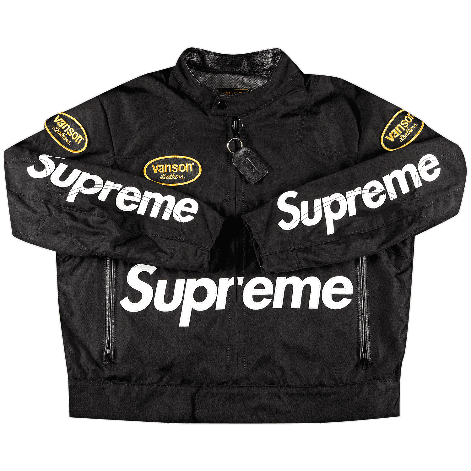 Jakna Supreme Vanson Leathers Cordura Jacket Crna | SS21J23 BLACK, 0