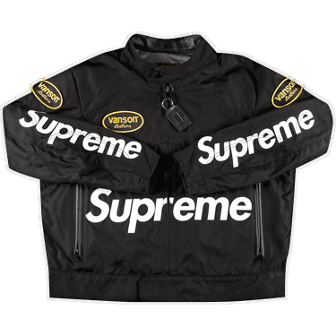Jakna Supreme Vanson Leathers Cordura Jacket Crna | SS21J23 BLACK, 0