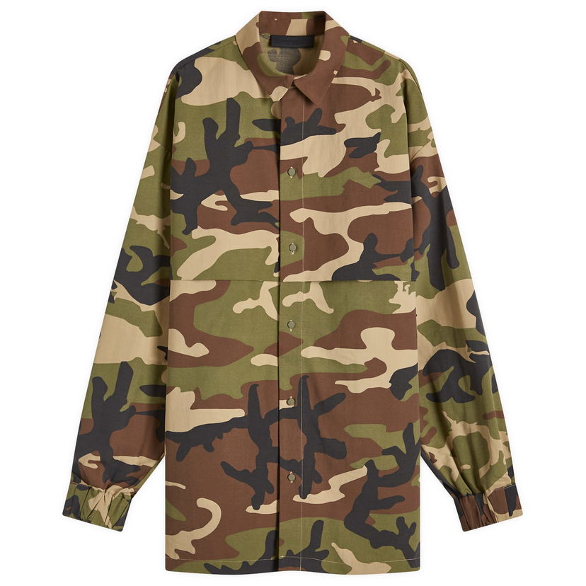 Košulja Fear of God Essentials Military Overshirt Zelena | 186BT244328F
