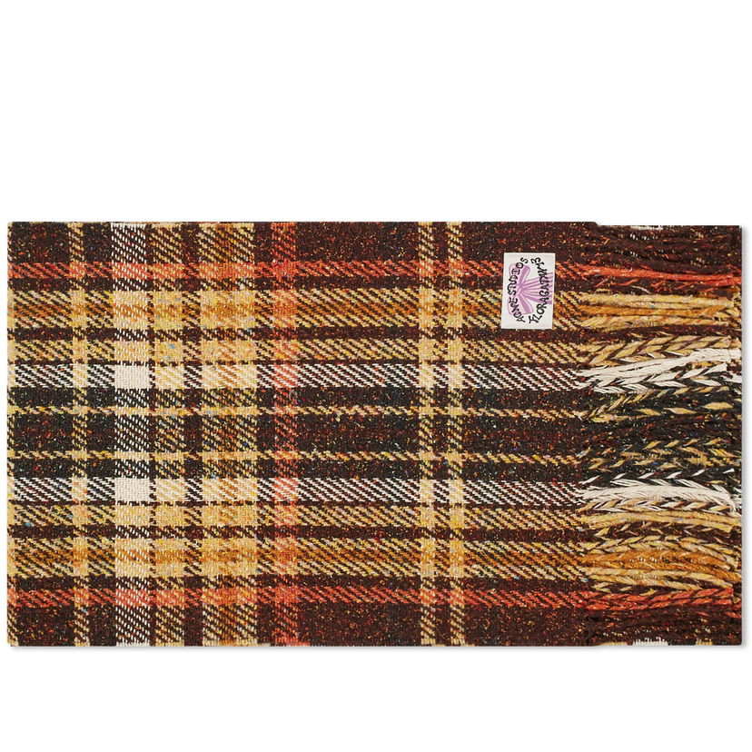 Šal Acne Studios Volano Check Scarf Smeđa | CA0325-700