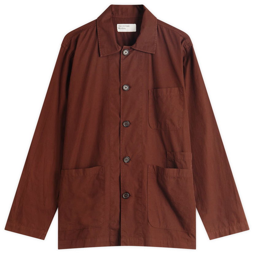 Košulja Universal Works Universal Works Bakers Overshirt, Size Large Smeđa | 32678-RIB