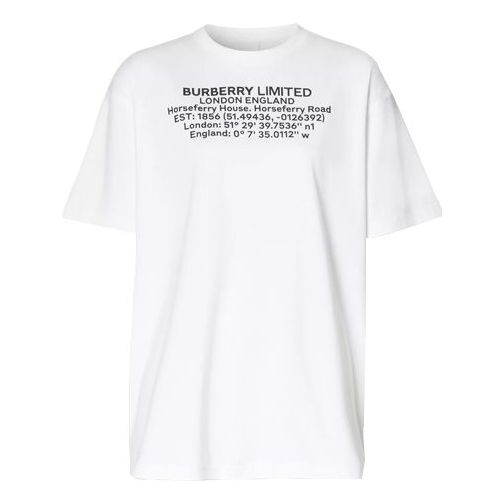Majica kratkih rukava Burberry Short Sleeve Graphic T-Shirt Bijela | 8024629