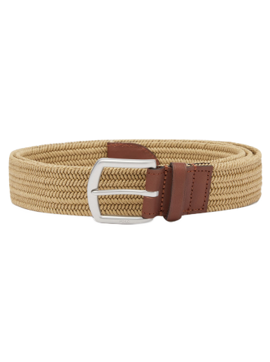 Pojasevi Polo by Ralph Lauren Woven Stretch Belt Timber Brown Bež | 405666041004