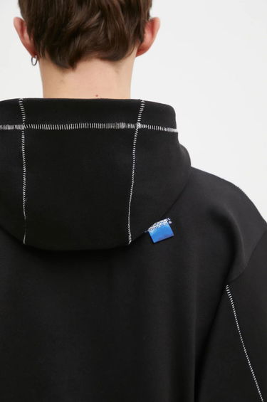 Dukserice ADER ERROR Black Smooth Hoodie Crna | BN01SSHD0102, 4