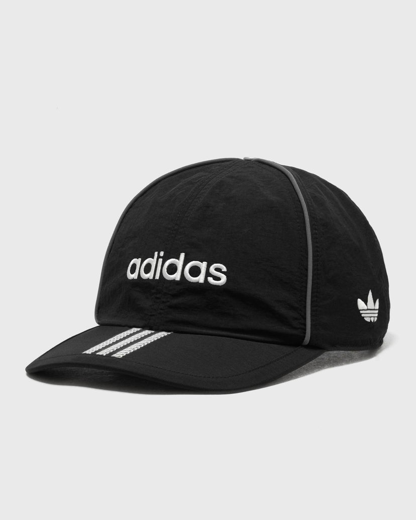 Kapa adidas Originals Crinkled Reflective Piping Sprint Cap Crna | JX6196