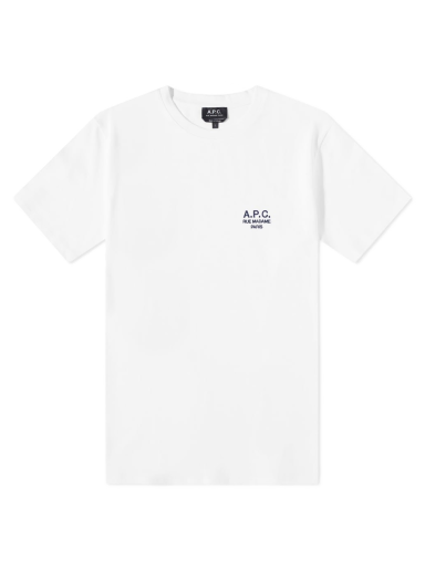Majica kratkih rukava A.P.C. Raymond Embroidered Logo Tee Bijela | COEZC-H26840-AAB