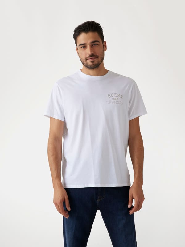 Majica kratkih rukava GUESS Small Logo Print T-Shirt Bijela | M5RI86K9RM1
