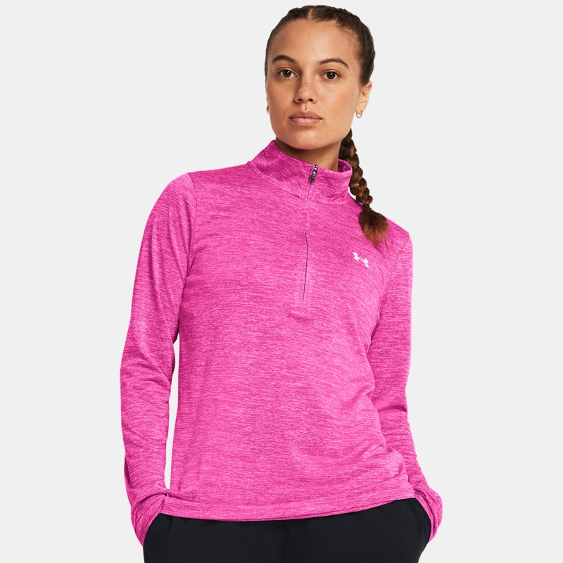 Dukserice Under Armour Tech™ Twist HalfZip Ružičasta | 1384225-652
