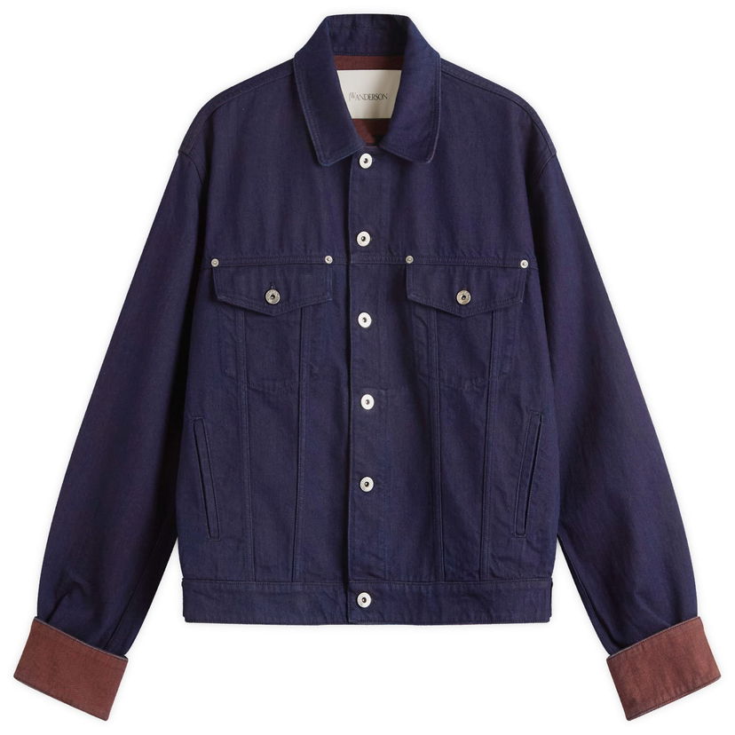 Jakna JW Anderson JW Anderson Turn Up Cuff Jacket Plava | DJ0044-PG1836-807
