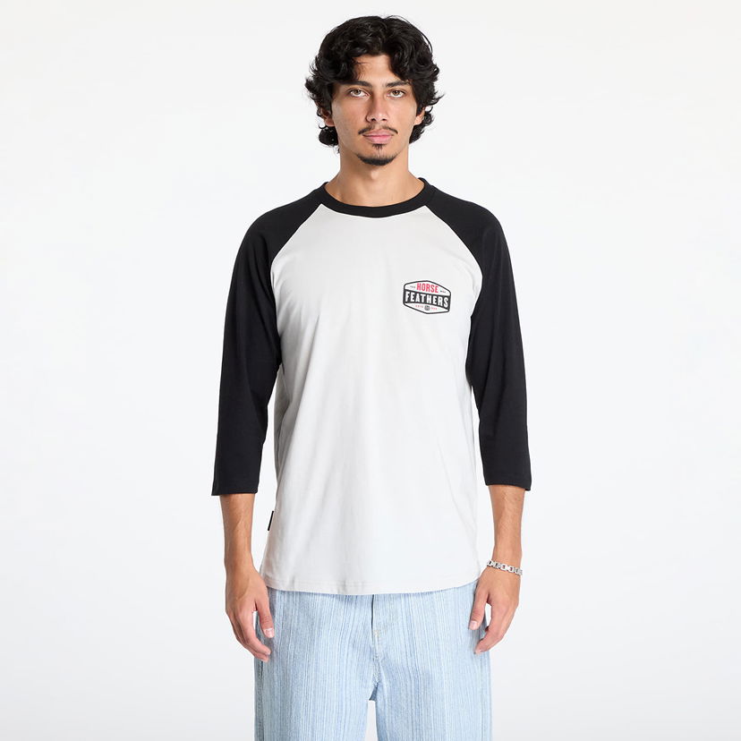 Majica kratkih rukava Horsefeathers Hexagon II Raglan T-Shirt Cement M Bijela | SM1353C