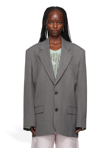 Kaputi Acne Studios Single-Breasted Blazer Siva | BH0180-