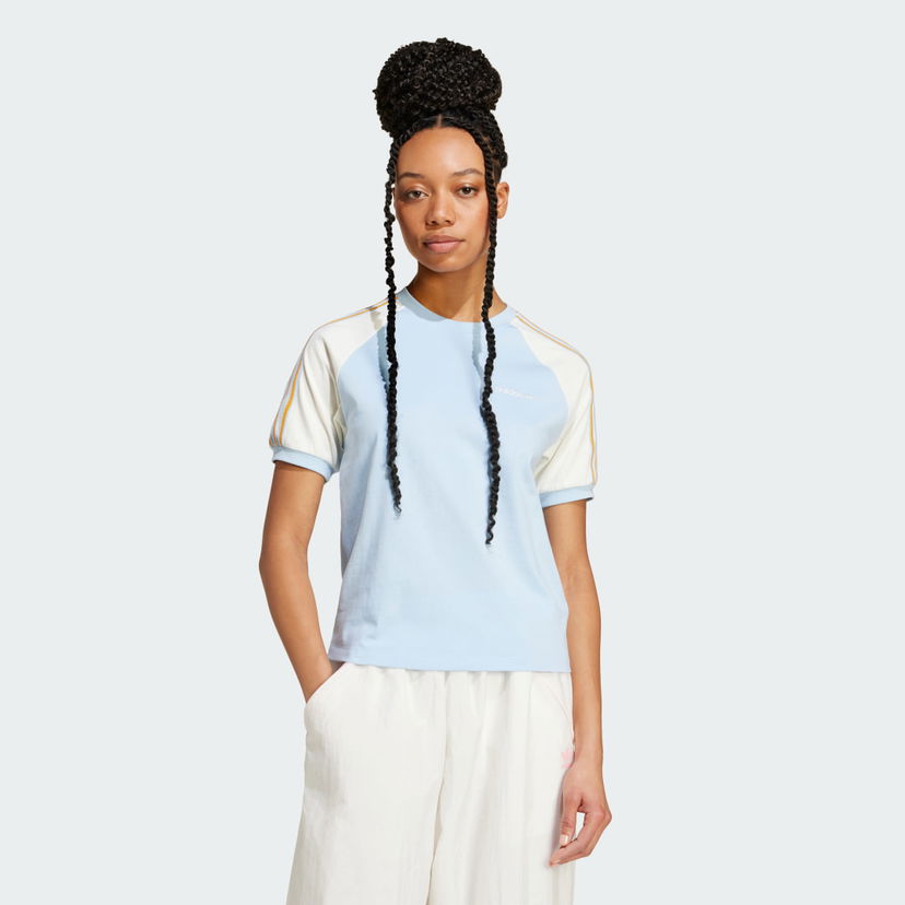Majica kratkih rukava adidas Performance '80s Raglan T-Shirt Plava | JD5761