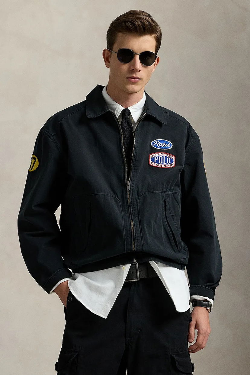 Jakna Polo by Ralph Lauren Polo Ralph Lauren Unlined Oversize Jacket Crna | 710970586
