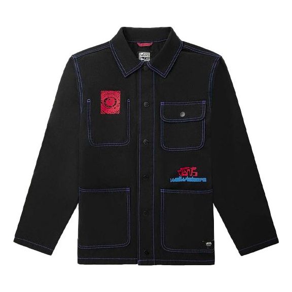 Jakna Vans Multiple Pockets Pattern Jacket Crna | VN0A3WF140C, 0