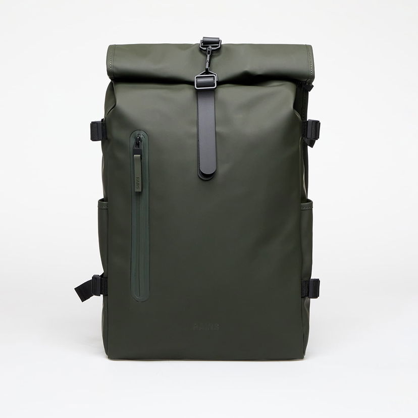 Ruksak Rains Rolltop Rucksack Large W3 Green Crna | 14590 03 Green